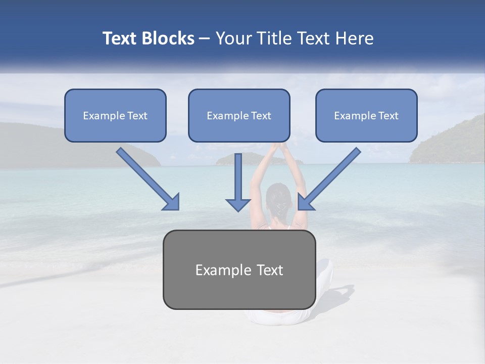 Caribbean Stretching Sky PowerPoint Template