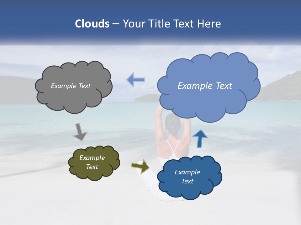 Caribbean Stretching Sky PowerPoint Template