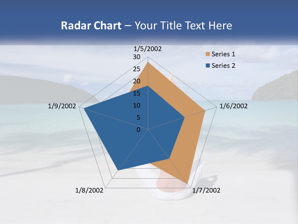 Caribbean Stretching Sky PowerPoint Template