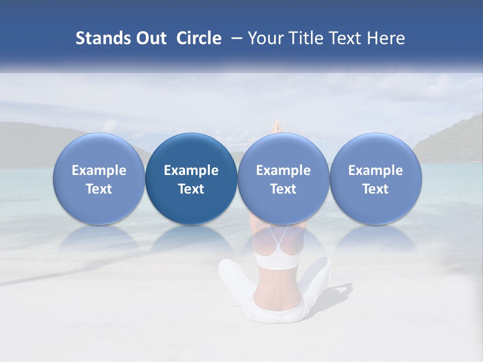 Caribbean Stretching Sky PowerPoint Template