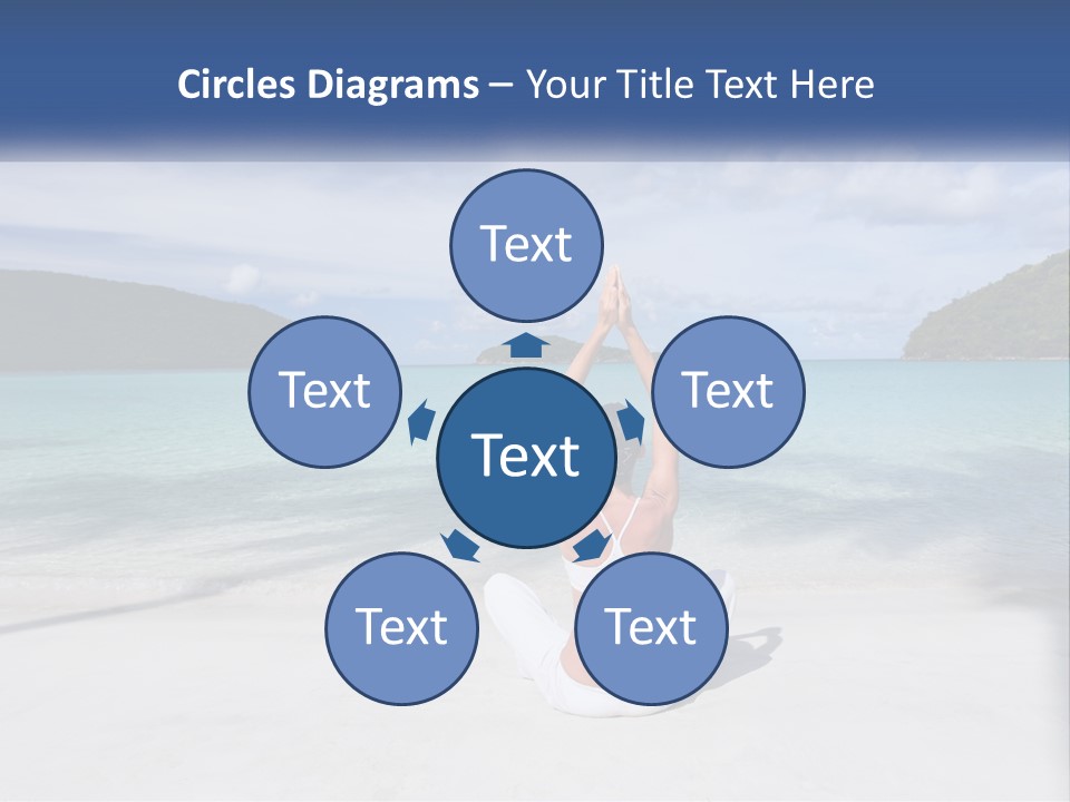 Caribbean Stretching Sky PowerPoint Template