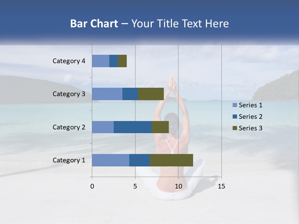 Caribbean Stretching Sky PowerPoint Template