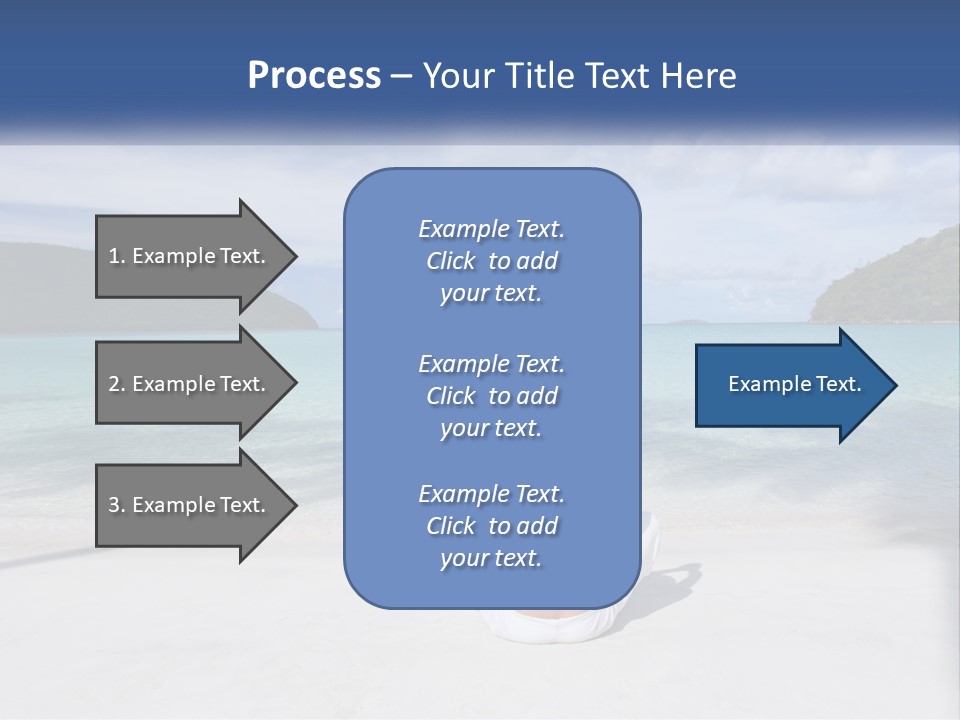Caribbean Stretching Sky PowerPoint Template