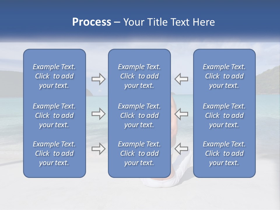 Caribbean Stretching Sky PowerPoint Template