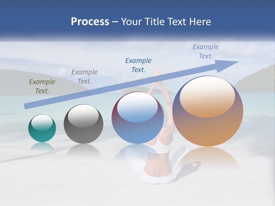 Caribbean Stretching Sky PowerPoint Template