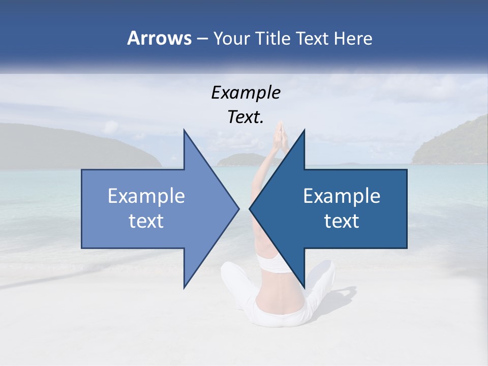 Caribbean Stretching Sky PowerPoint Template