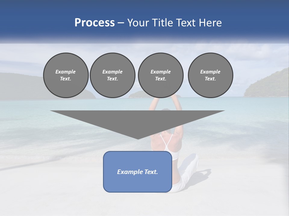 Caribbean Stretching Sky PowerPoint Template