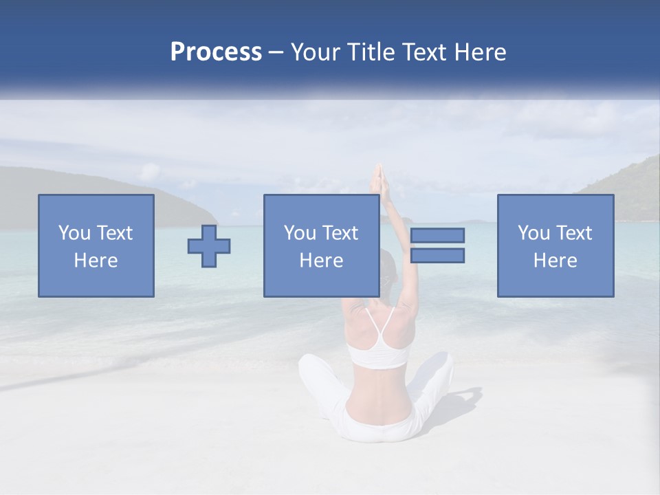 Caribbean Stretching Sky PowerPoint Template