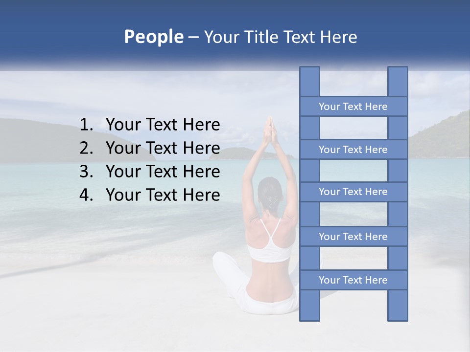 Caribbean Stretching Sky PowerPoint Template