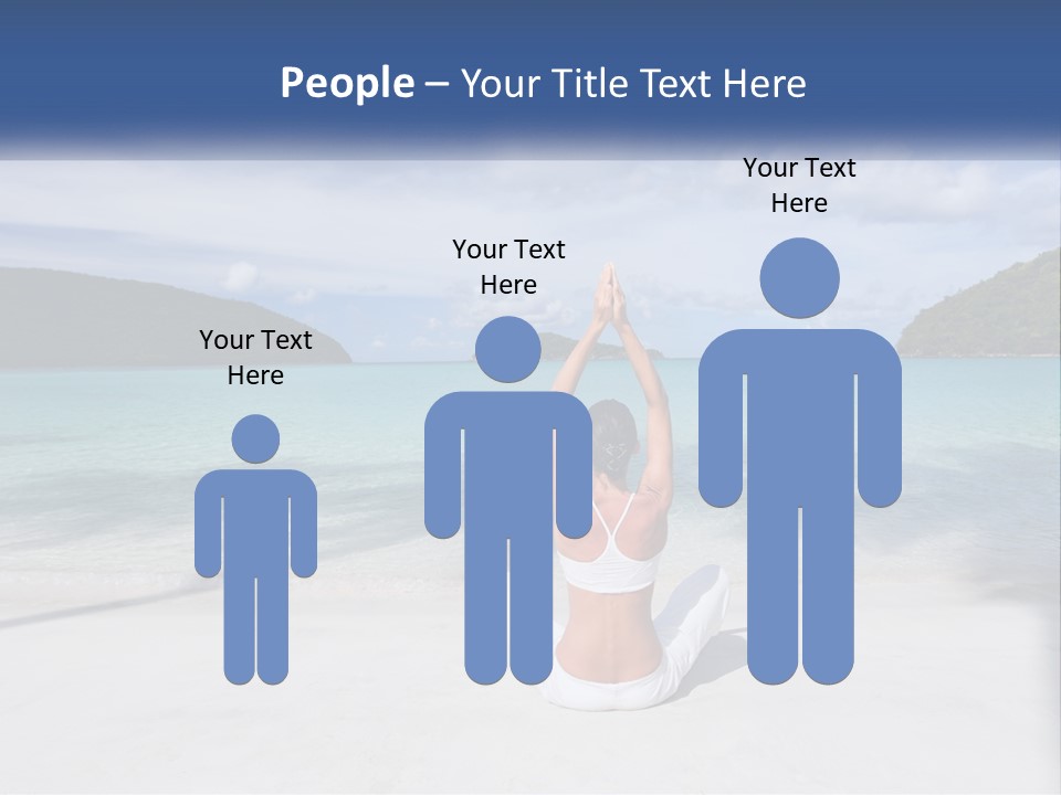 Caribbean Stretching Sky PowerPoint Template