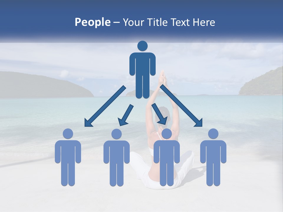 Caribbean Stretching Sky PowerPoint Template