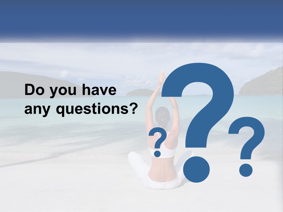 Caribbean Stretching Sky PowerPoint Template