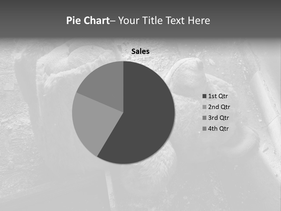 Urban Messy Bear PowerPoint Template