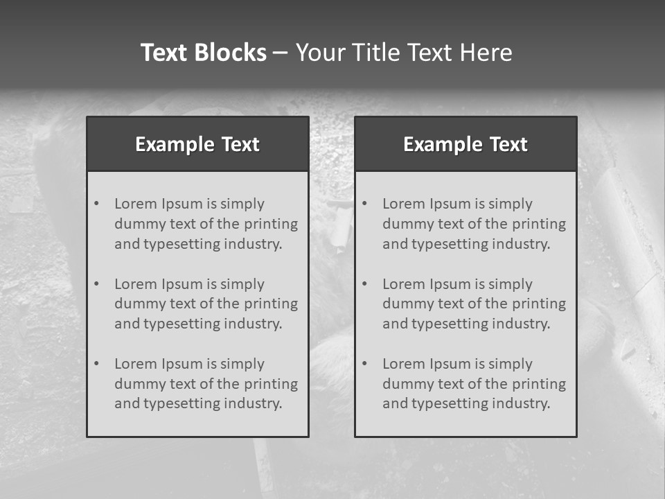 Urban Messy Bear PowerPoint Template