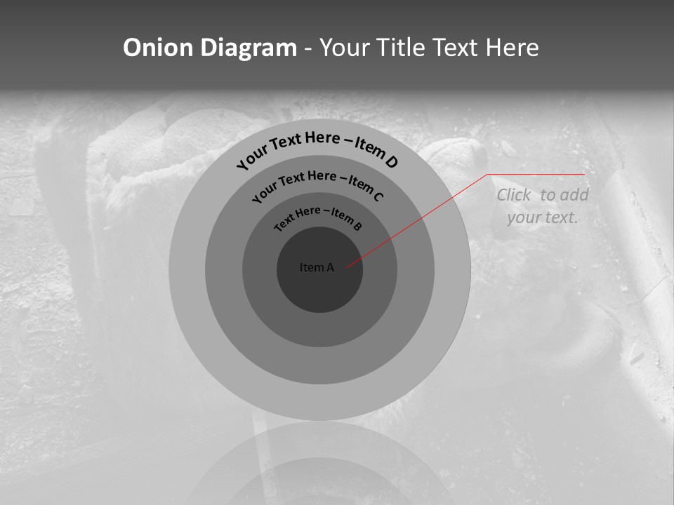 Urban Messy Bear PowerPoint Template