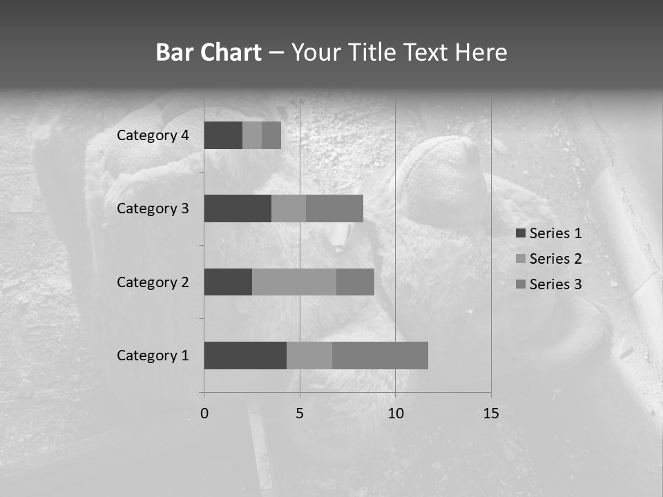 Urban Messy Bear PowerPoint Template