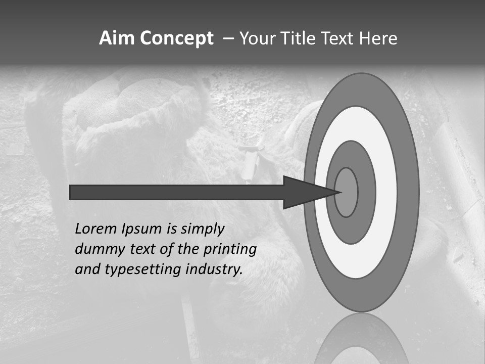 Urban Messy Bear PowerPoint Template