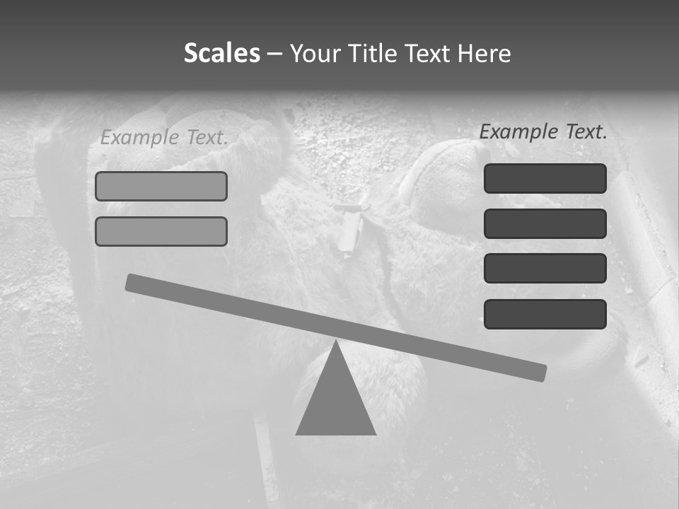 Urban Messy Bear PowerPoint Template