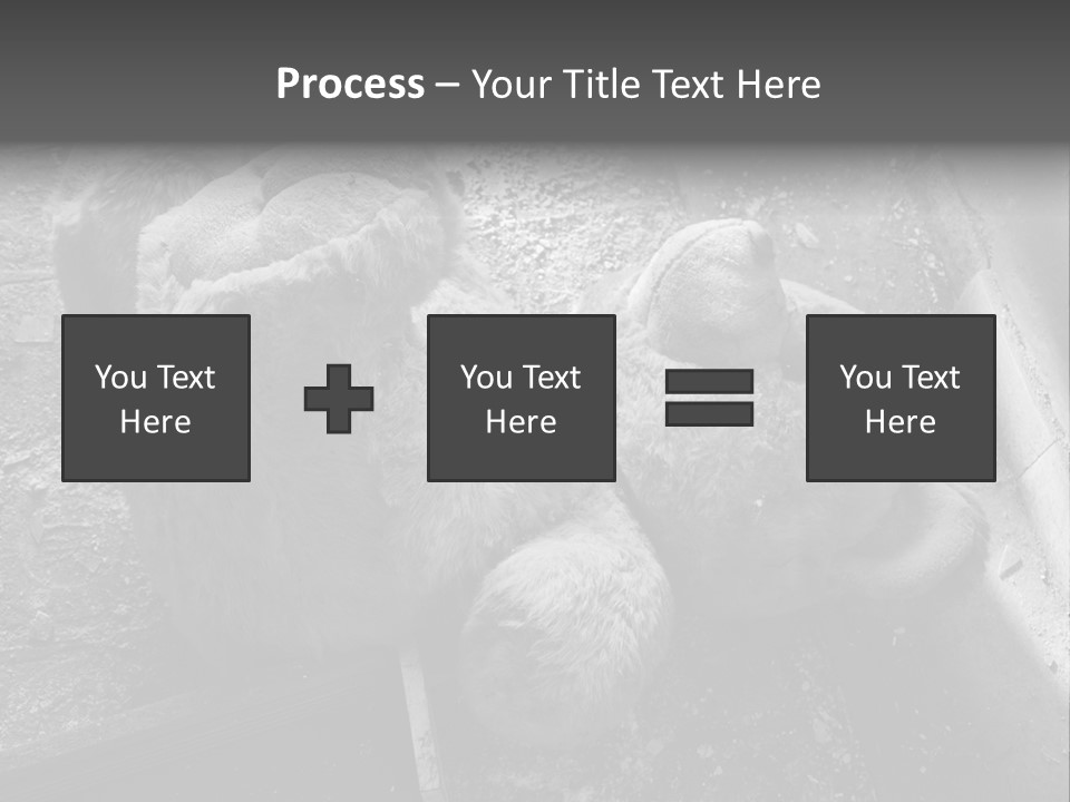 Urban Messy Bear PowerPoint Template