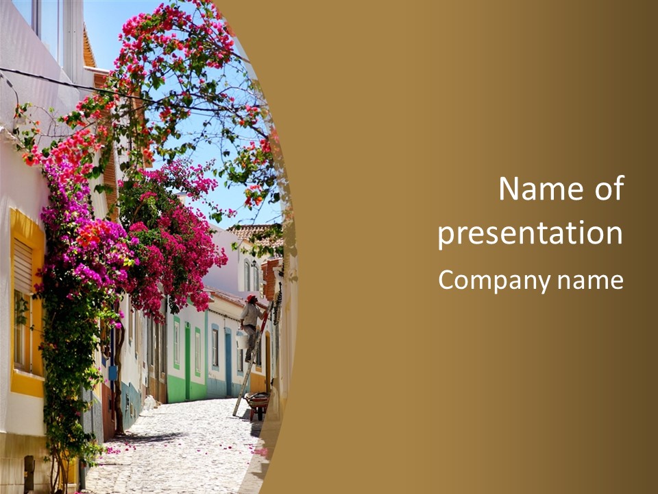 Real Portugal Architecture PowerPoint Template