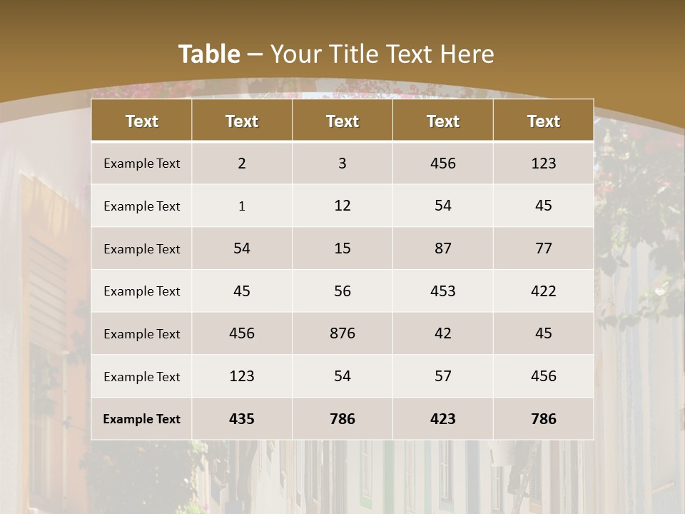 Real Portugal Architecture PowerPoint Template