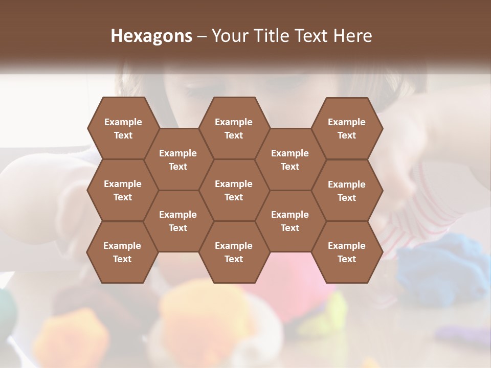 Toy Girl Childhood PowerPoint Template