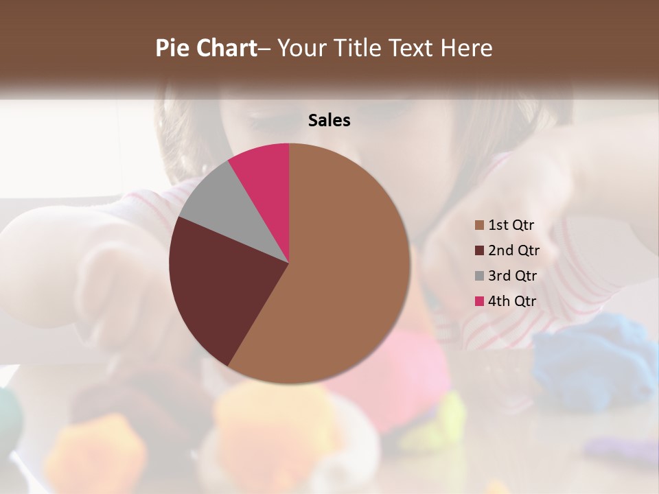 Toy Girl Childhood PowerPoint Template