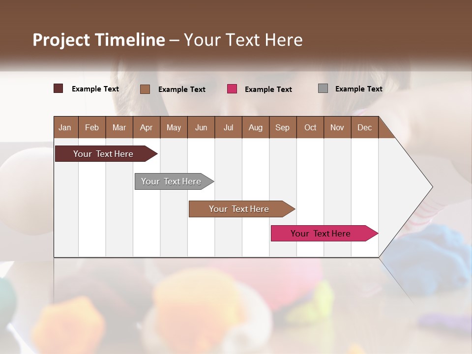 Toy Girl Childhood PowerPoint Template