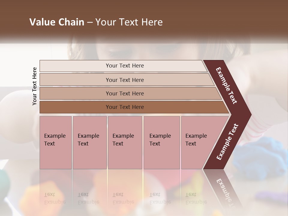 Toy Girl Childhood PowerPoint Template