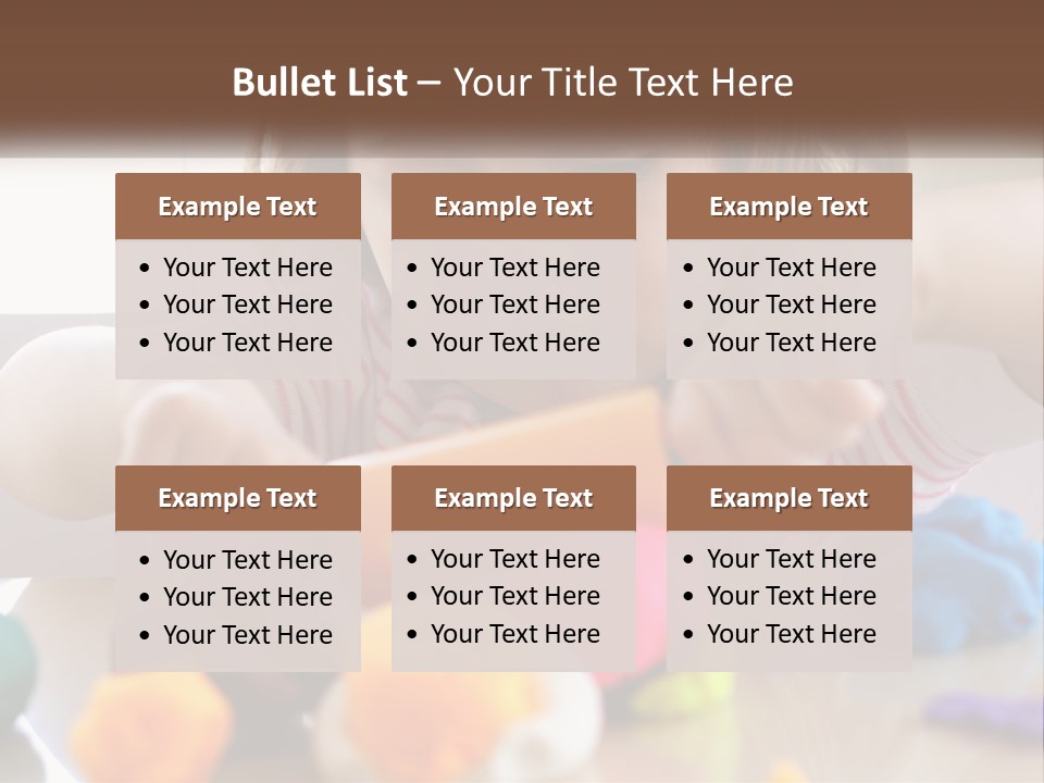 Toy Girl Childhood PowerPoint Template