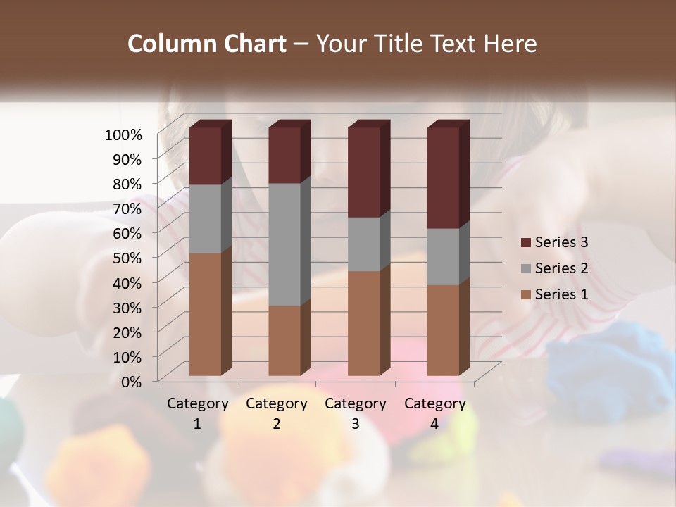 Toy Girl Childhood PowerPoint Template