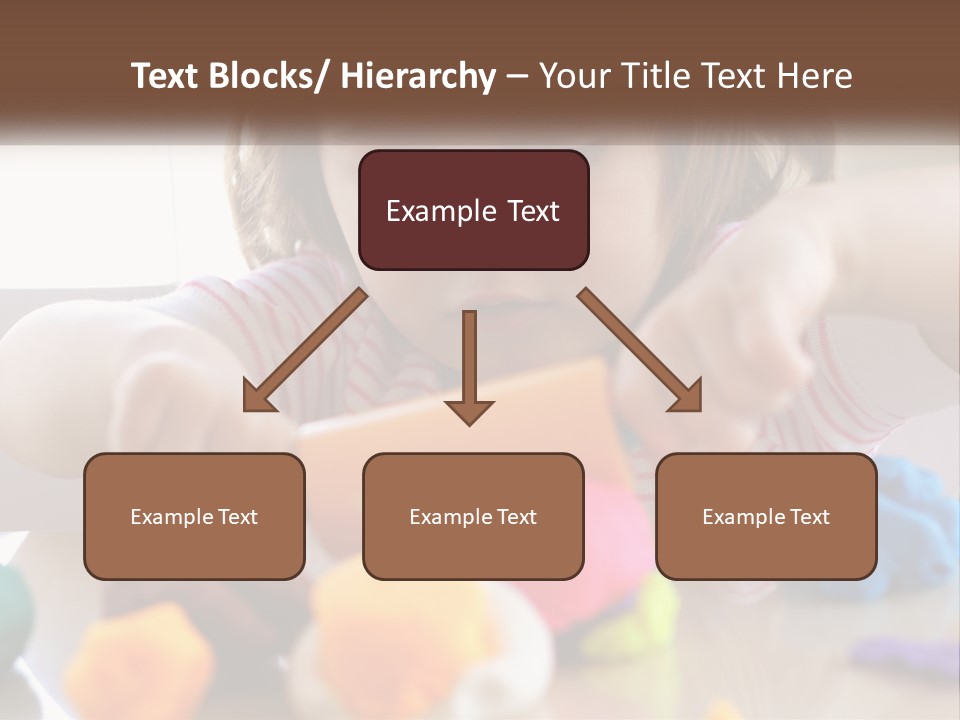 Toy Girl Childhood PowerPoint Template