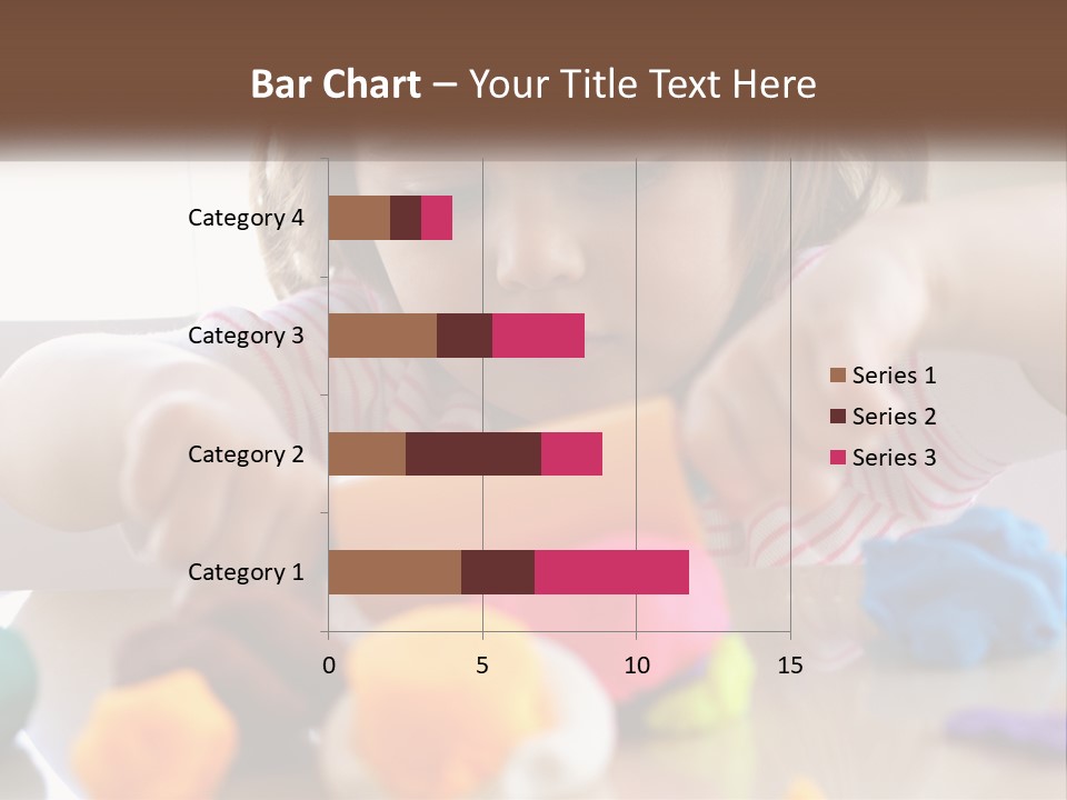 Toy Girl Childhood PowerPoint Template