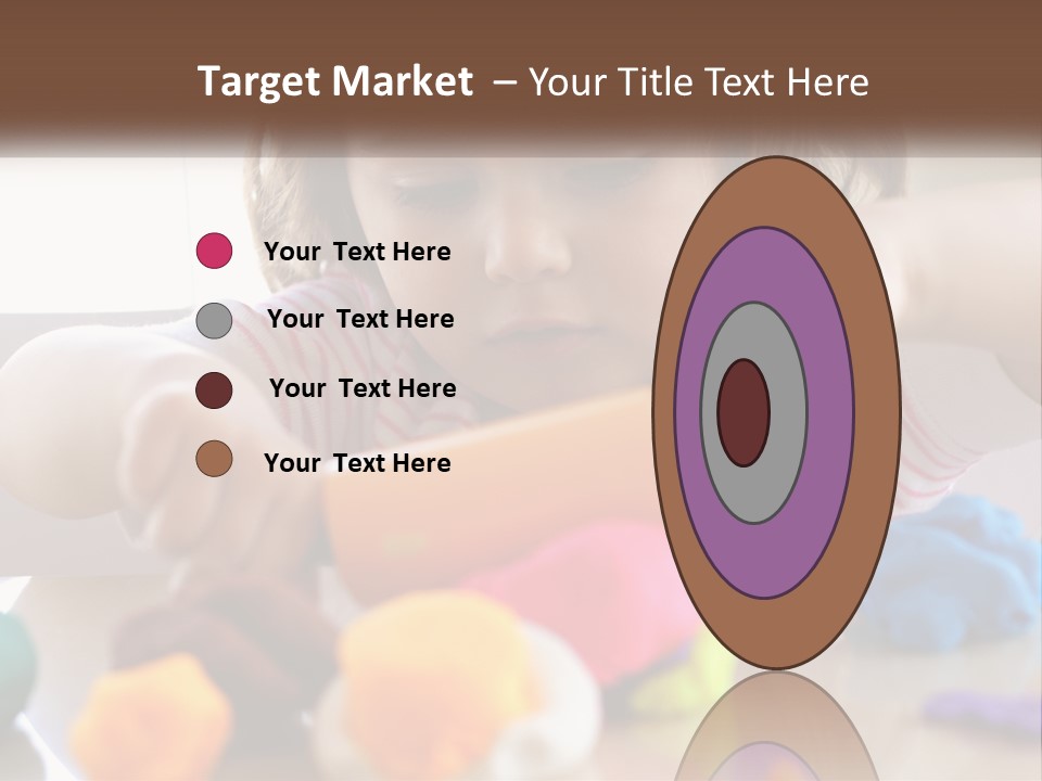 Toy Girl Childhood PowerPoint Template