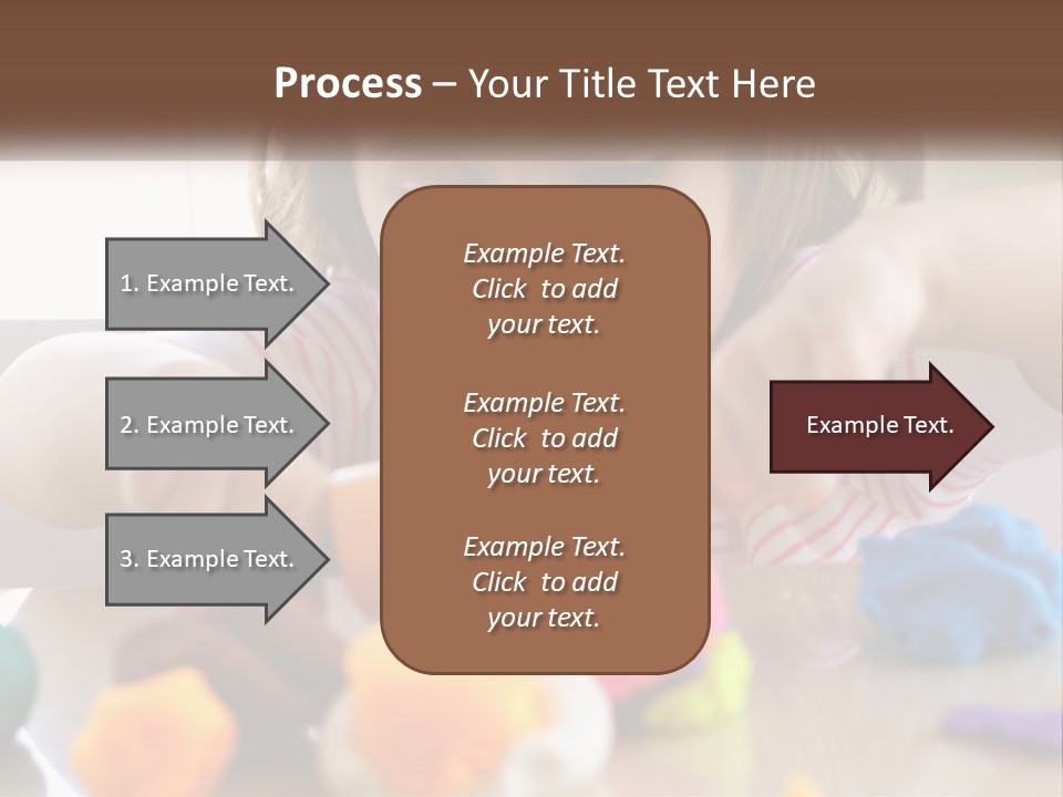Toy Girl Childhood PowerPoint Template