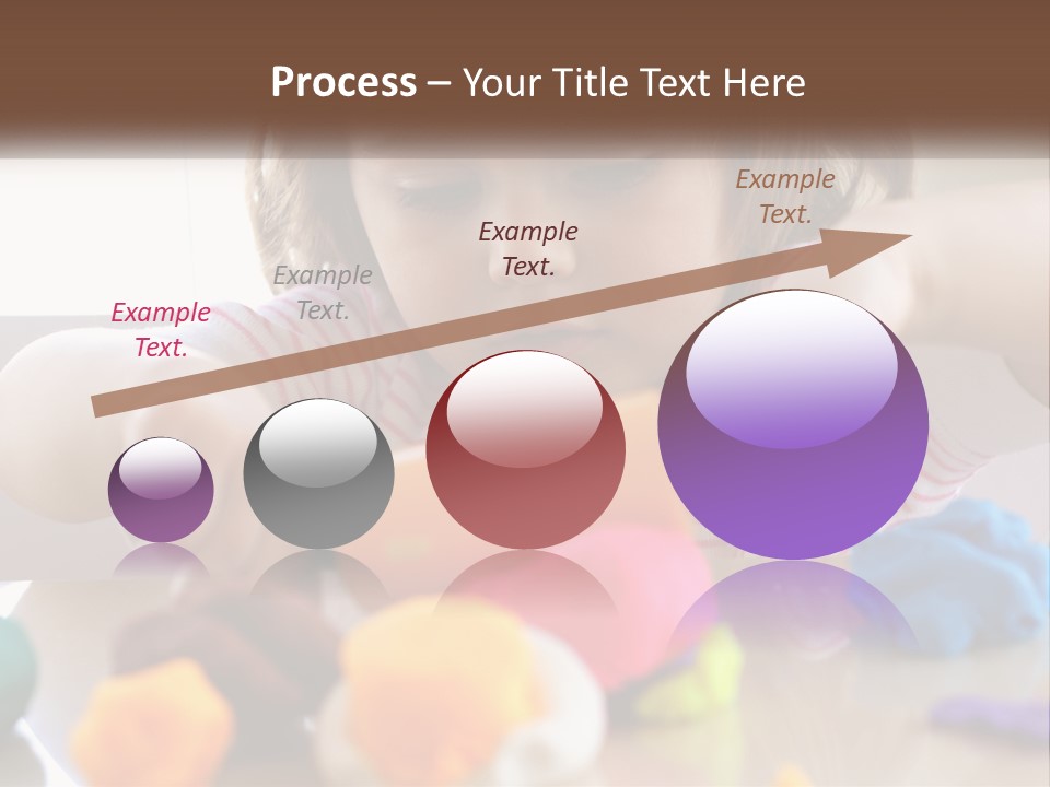 Toy Girl Childhood PowerPoint Template