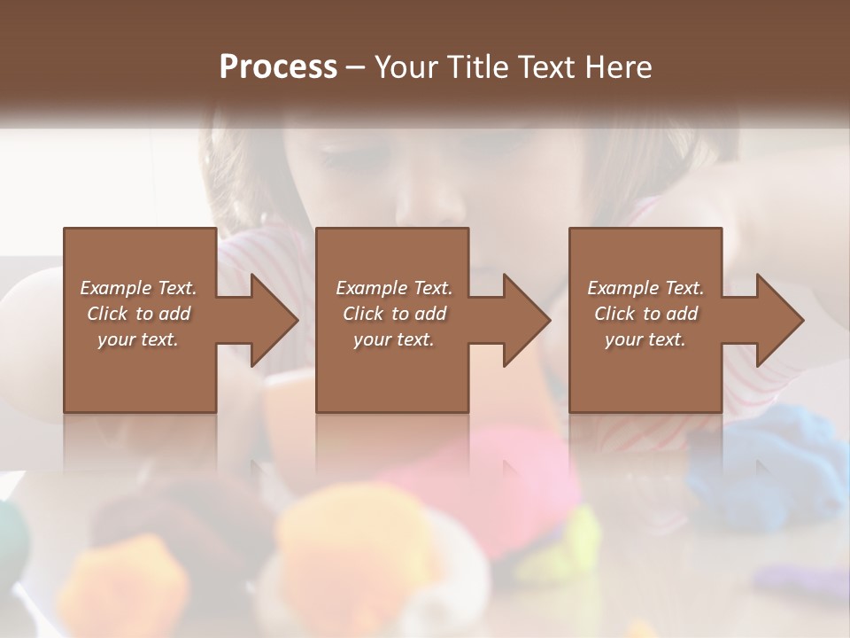 Toy Girl Childhood PowerPoint Template