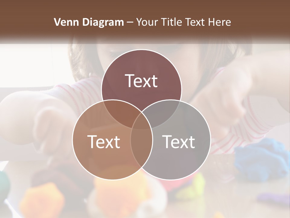 Toy Girl Childhood PowerPoint Template