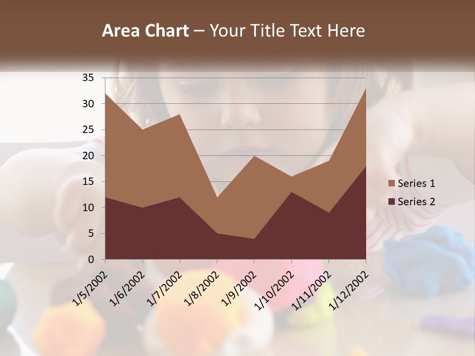 Toy Girl Childhood PowerPoint Template