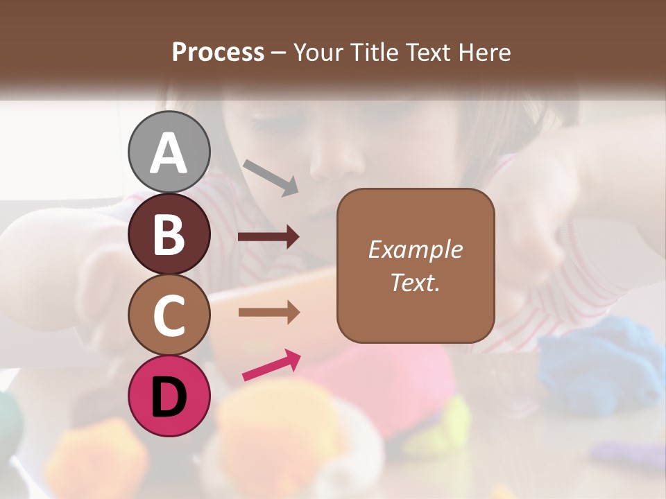 Toy Girl Childhood PowerPoint Template