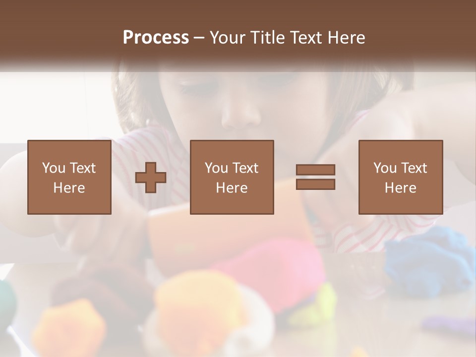 Toy Girl Childhood PowerPoint Template