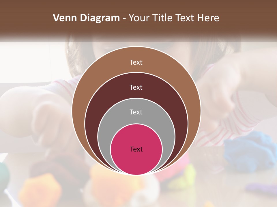 Toy Girl Childhood PowerPoint Template