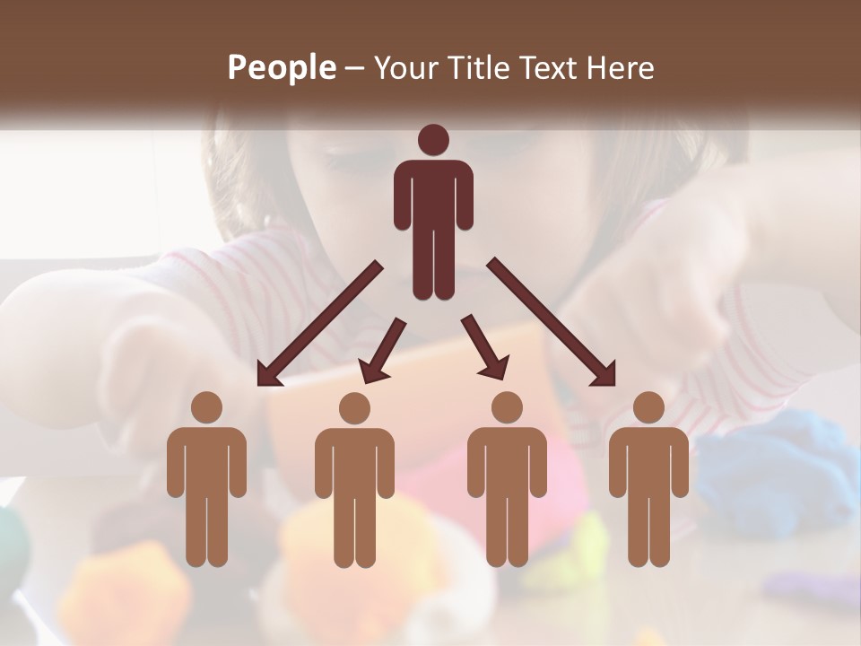 Toy Girl Childhood PowerPoint Template