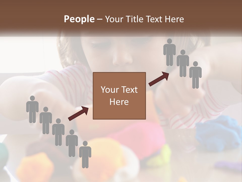 Toy Girl Childhood PowerPoint Template