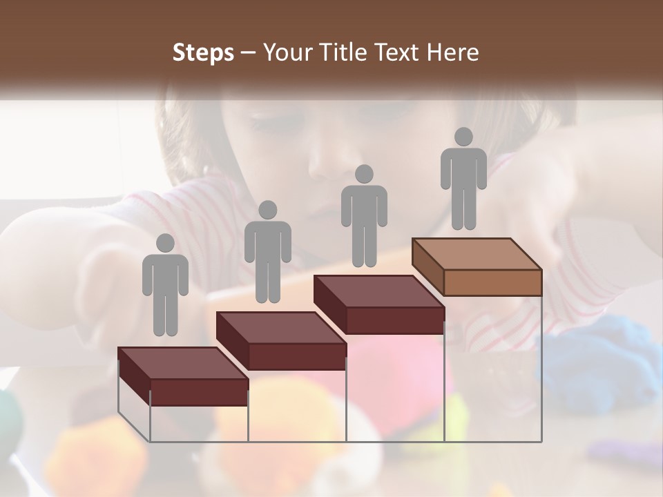 Toy Girl Childhood PowerPoint Template