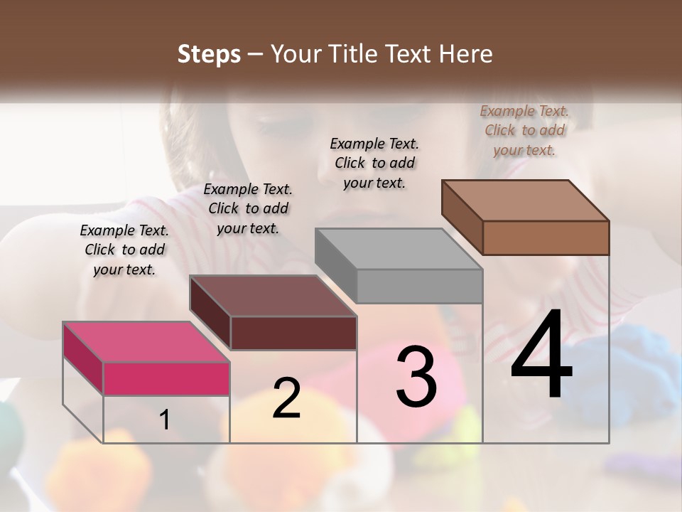 Toy Girl Childhood PowerPoint Template