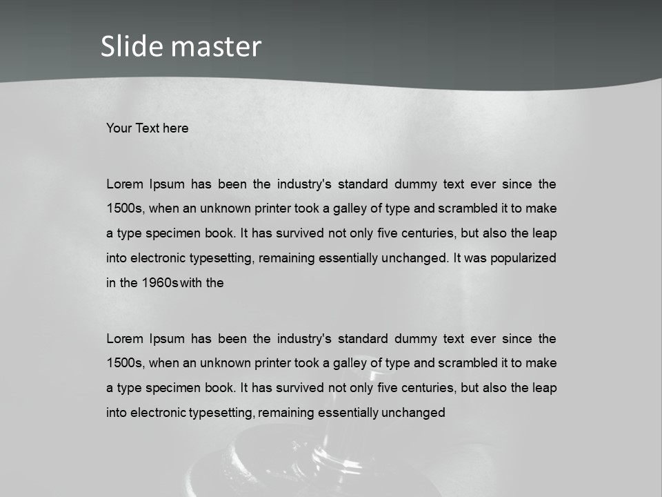 Man Bodybuilding Lift PowerPoint Template