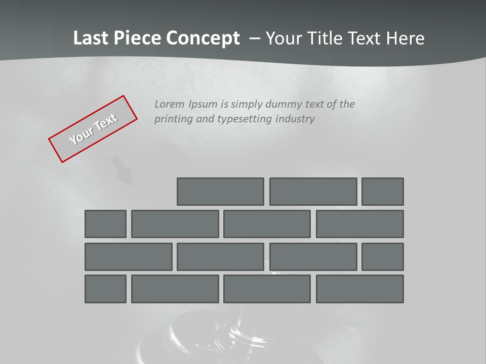 Man Bodybuilding Lift PowerPoint Template