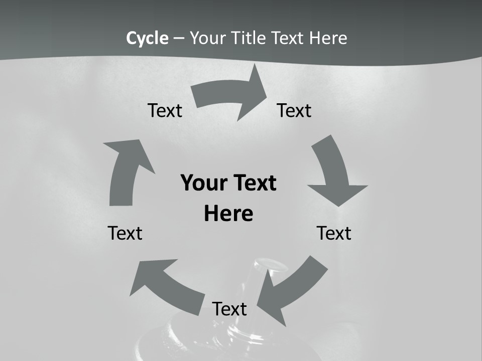 Man Bodybuilding Lift PowerPoint Template