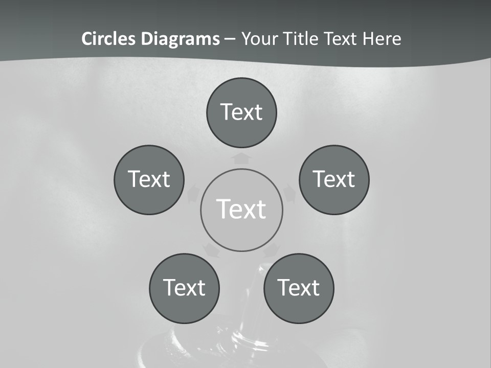 Man Bodybuilding Lift PowerPoint Template